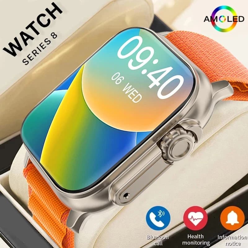 2026 mais recente série de relógios Ultra inteligentes Bluetooth chamada IP67 à prova d'água 49 mm 2.09 polegadas relógi