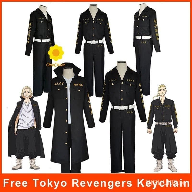 Tokyo Revengres Anime Manjiro Sano Cosplay Ken Ryuguji Fantasia Takemichi Haori Quimono Casaco Toman E Sem Jaqueta SVLM