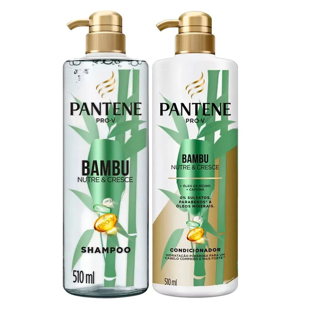 KIT PANTENE SHAMPOO 510ML + COND 510ML BAMBU