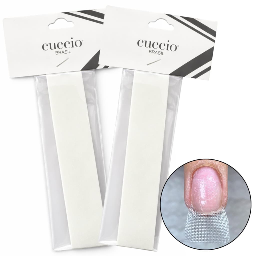 Fibra De Vidro Unha Cuccio Tira 90cm Alongamento Gel - Kit c/ 2 unidades