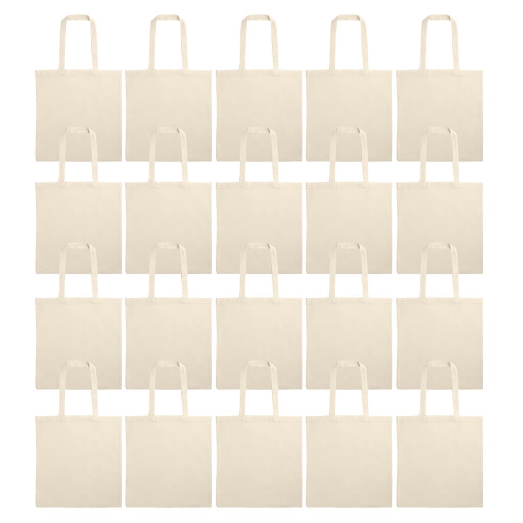 Kit 20 Ecobag Bolsa Sacola Lisa Sustentável