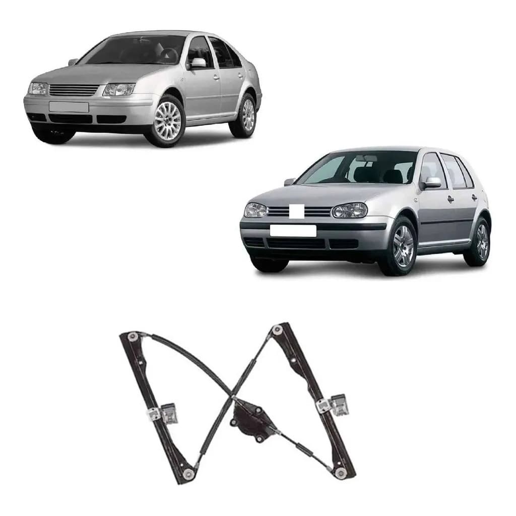 Maquina Vidro Golf 1999/2013 Dianteira Elétrica Lado Esque