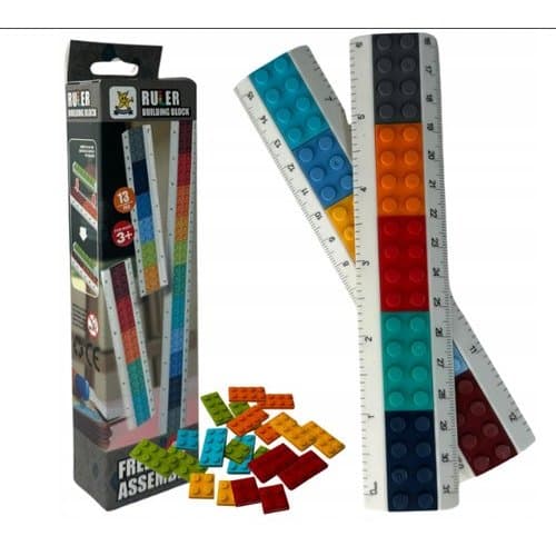 Kit 12 Unidades Blocos Coloridos Encaixe Educativo Criativo Infantil