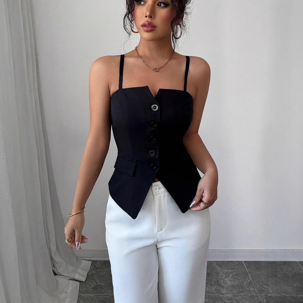 Colete Cardigã Elegante de Verão para Mulheres, Novo Estilo para o Dia a Dia
