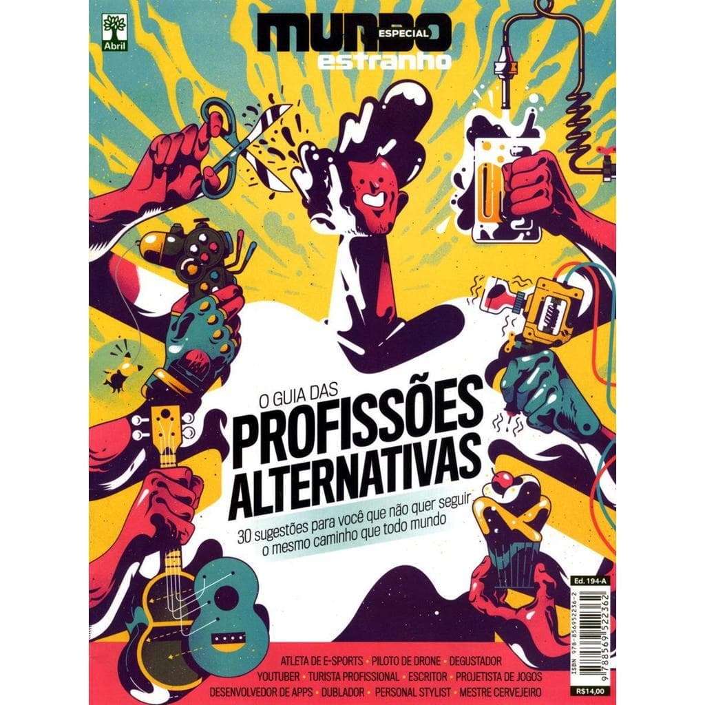 COLEÇÃO MUNDO ESTRANHO - O GUIA DAS PROFISSÕES ALTERNATIVAS - ABRIL