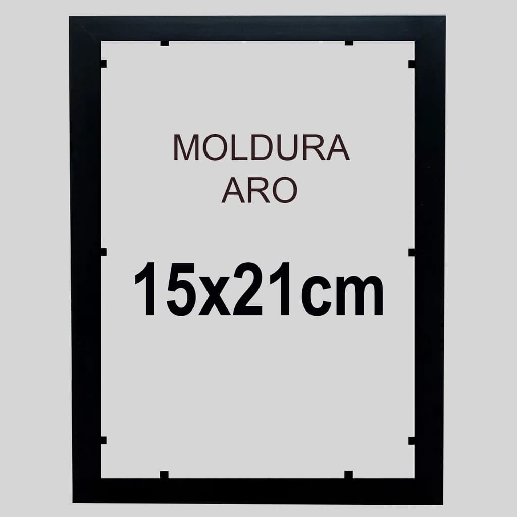 Moldura Quadro Aro 15x21cm