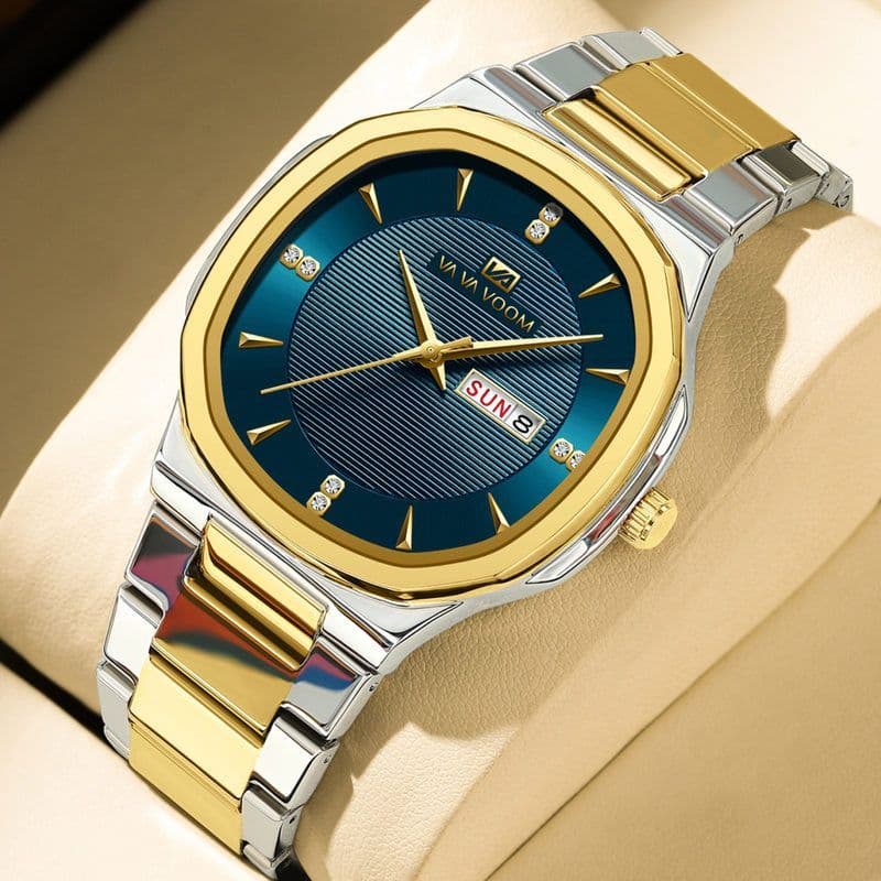 2025 novo estilo VAVAVOOM marca moda negócios relógio masculino calendário relógio de quartzo à prova dwaterproof água r