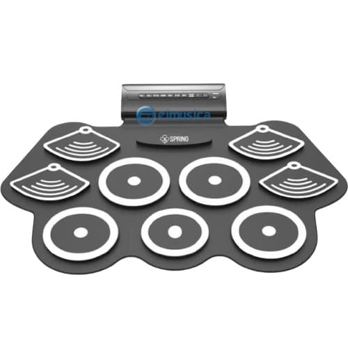 Bateria Eletrônica de Mesa Portátil Spring 9 Pads