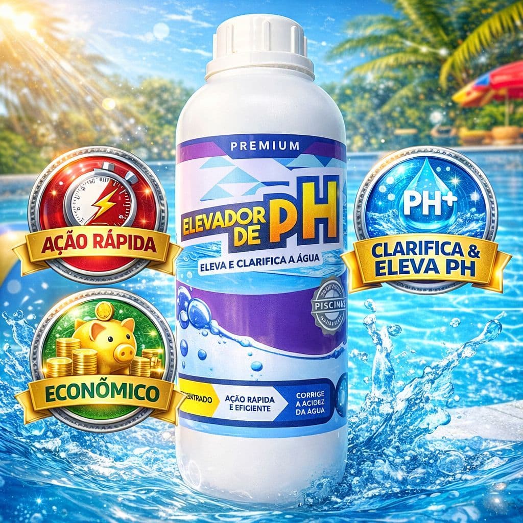 Estabilizador De Agua Para Piscina E Manutencao De Brilho 1l Estabilizador de Água Tratamento Profissional Correção
