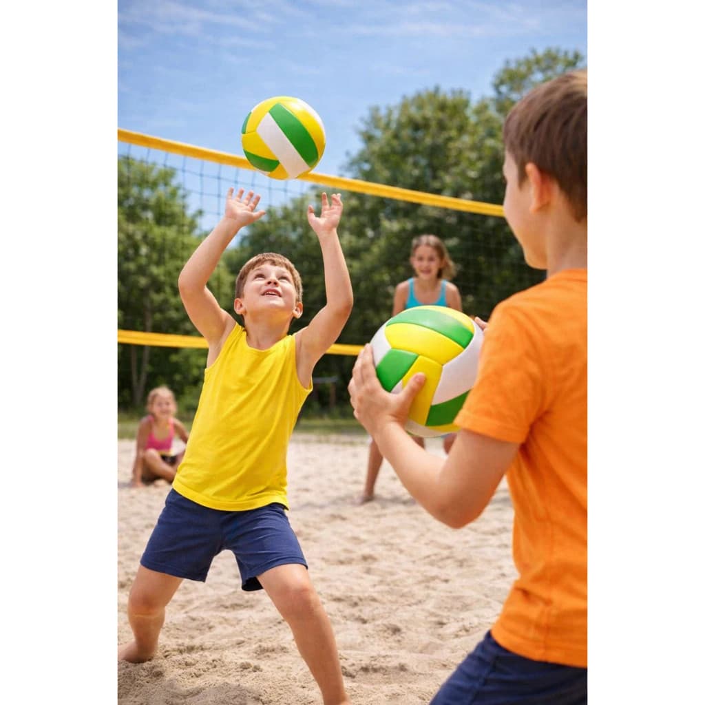 Bola Vôlei Infantil Brinquedo Inflável Jogo  Criança Praia Quadra Arremessa Esporte
