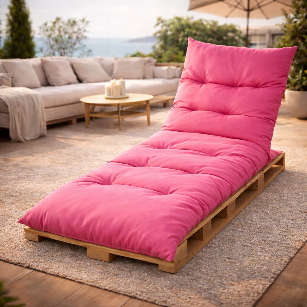 Colchonete Futon Solteiro Dobrável Enrolável Decorativo  acampamento Almofada 170X60 CM