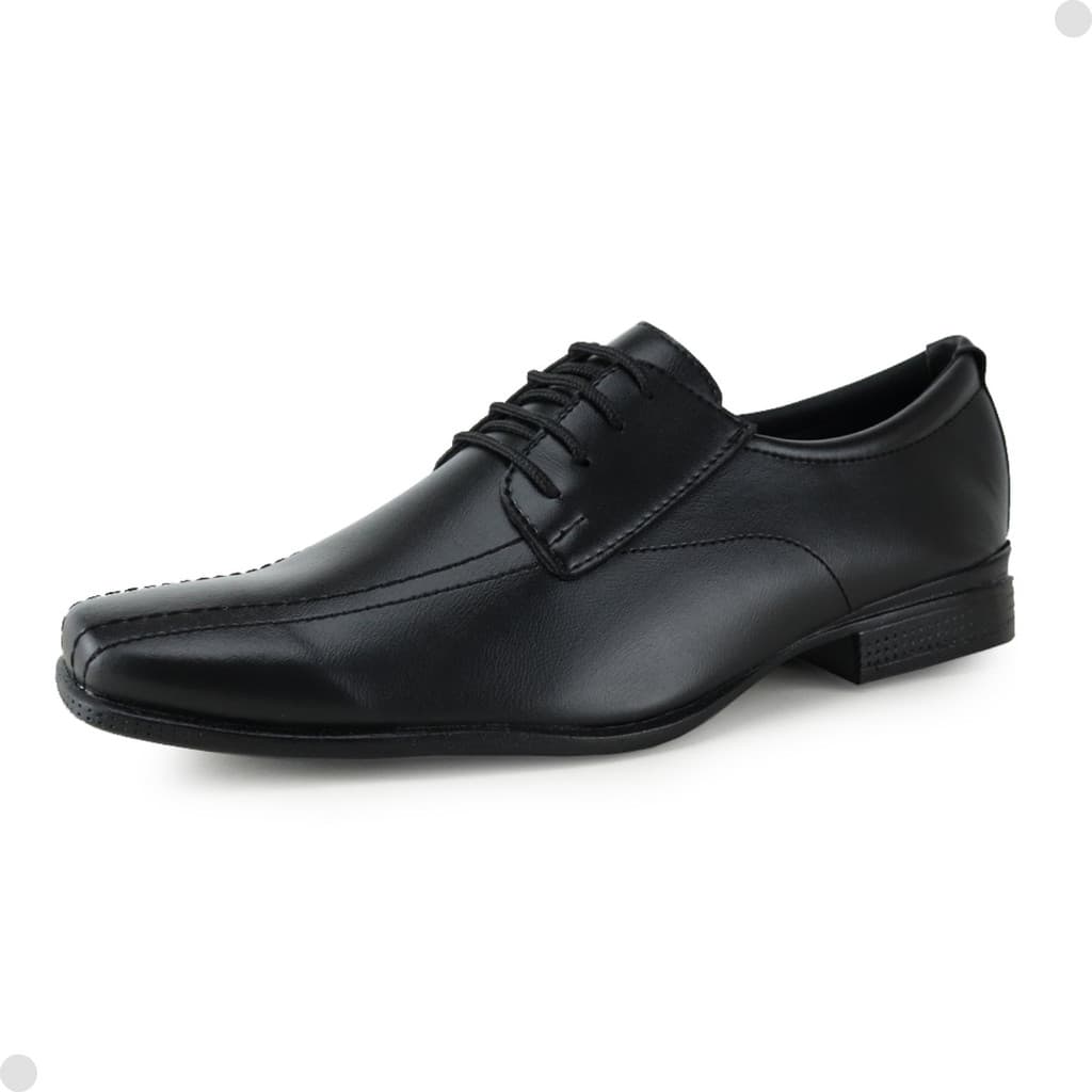 Sapato Social Masculino em Couro Sintético Estilo Executivo Conforto e Economia