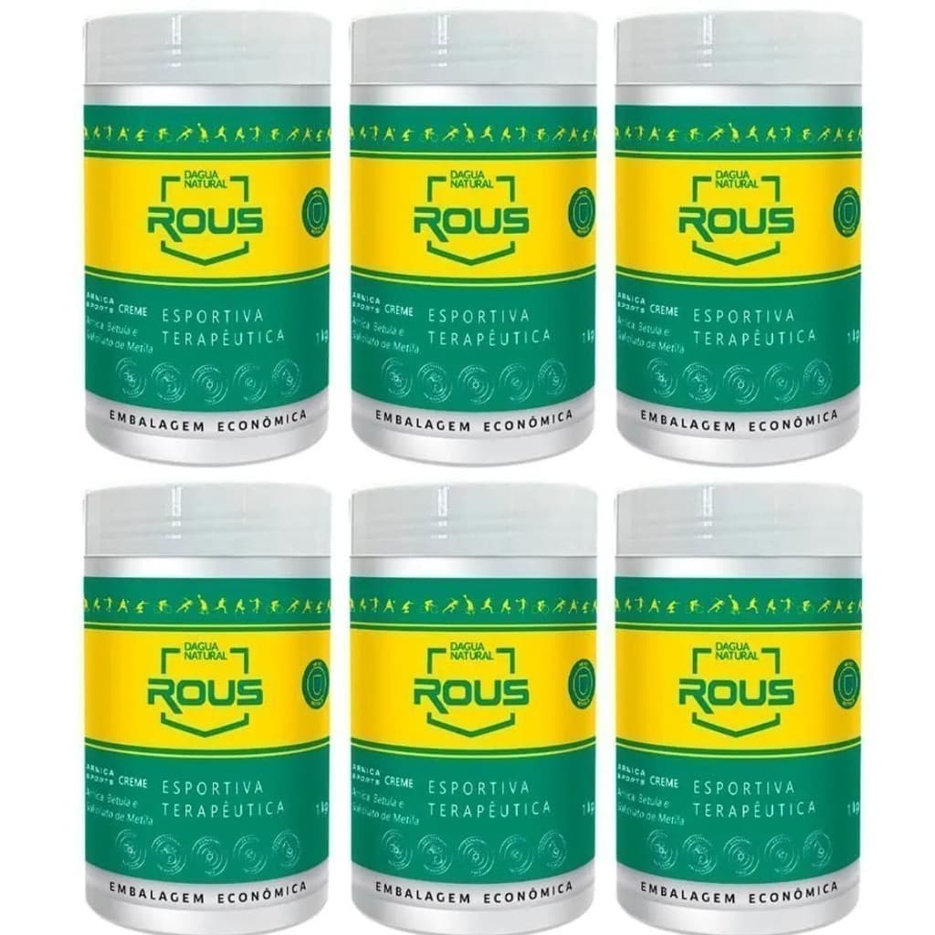Creme Massagem Esportiva Terapêutica 1kg D’água Natural - 1UNIDADE