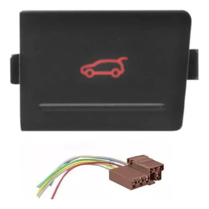 Botão Interruptor Destrava Porta Malas Voyage G5 + Conector