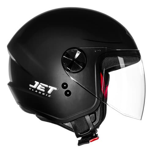 Capacete Moto Aberto Fly Jet Capacete Moto Aberto Feminino Preto fosco HG CLASSIC 60