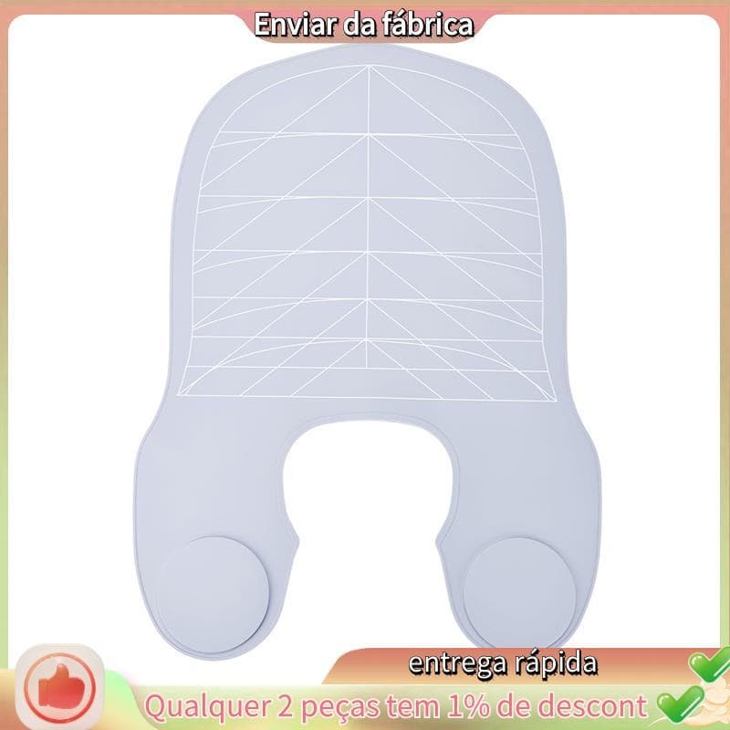 Capa De Corte De Cabelo Listrada , 1 Peça , Silicone , À Prova D'água , Gola , Salão De Cabeleireiro , Almofada