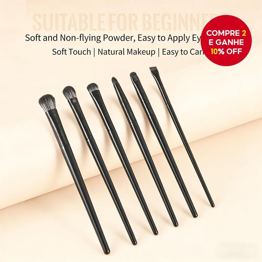 Conjunto De Pincéis De Maquiagem Para Os Olhos-Sombra , Sobrancelha , Delineador , Manchas , Ferramentas Detalhadas Fest