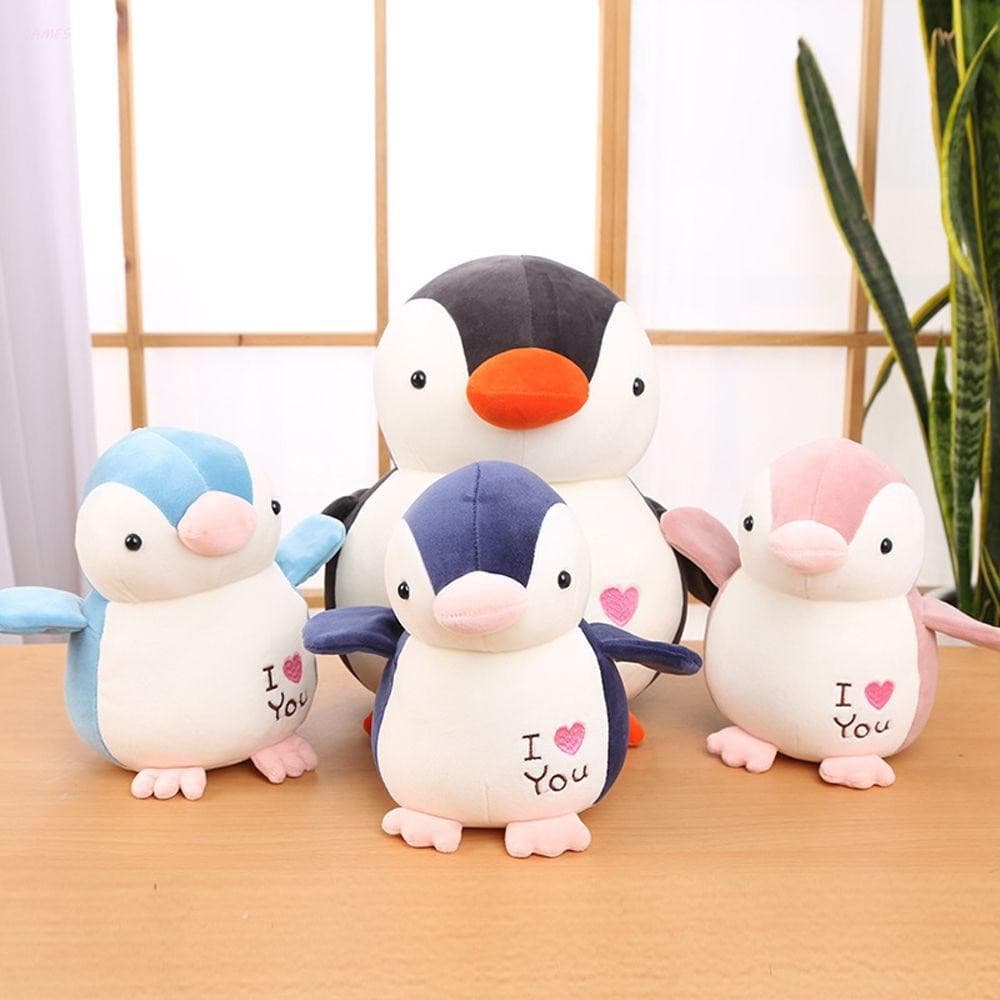 ADAMES Pinguim Brinquedo De Pelúcia Adorável Fofo Bonecas 25/30/35cm Travesseiro Macio Brinquedos Macios Decoração Do Qu