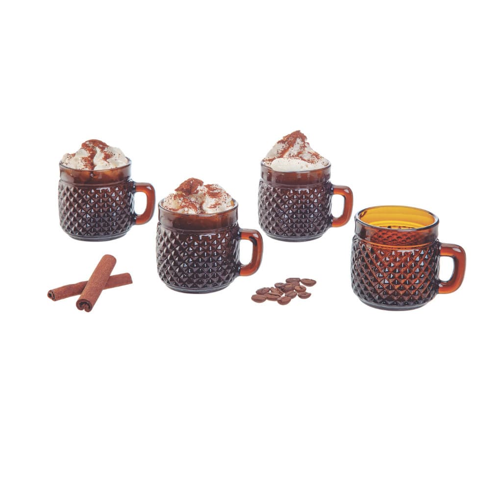 Conjunto de 4 Xícaras Barroco Ambar 65ml ( 39077 )
