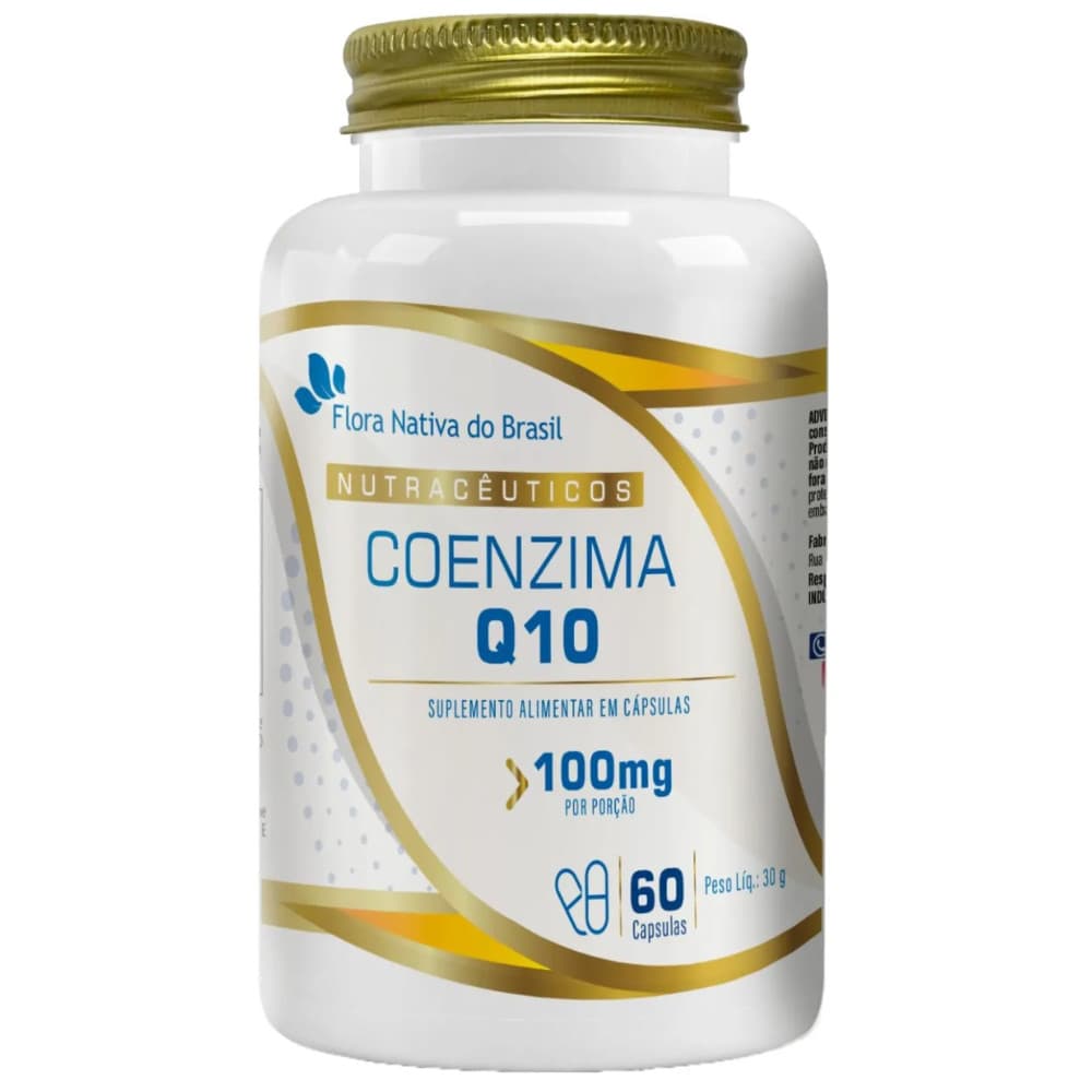 Coenzima Q10 100mg Dose C/60 Cápsulas - Flora Nativa