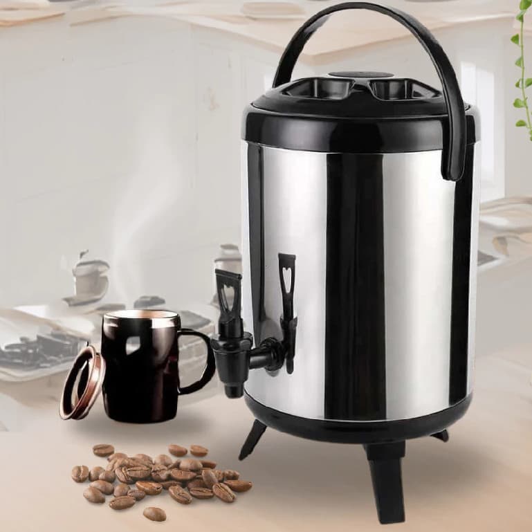 Garrafa Térmica Botijão Inox 8 Litros com Torneira Café Chá