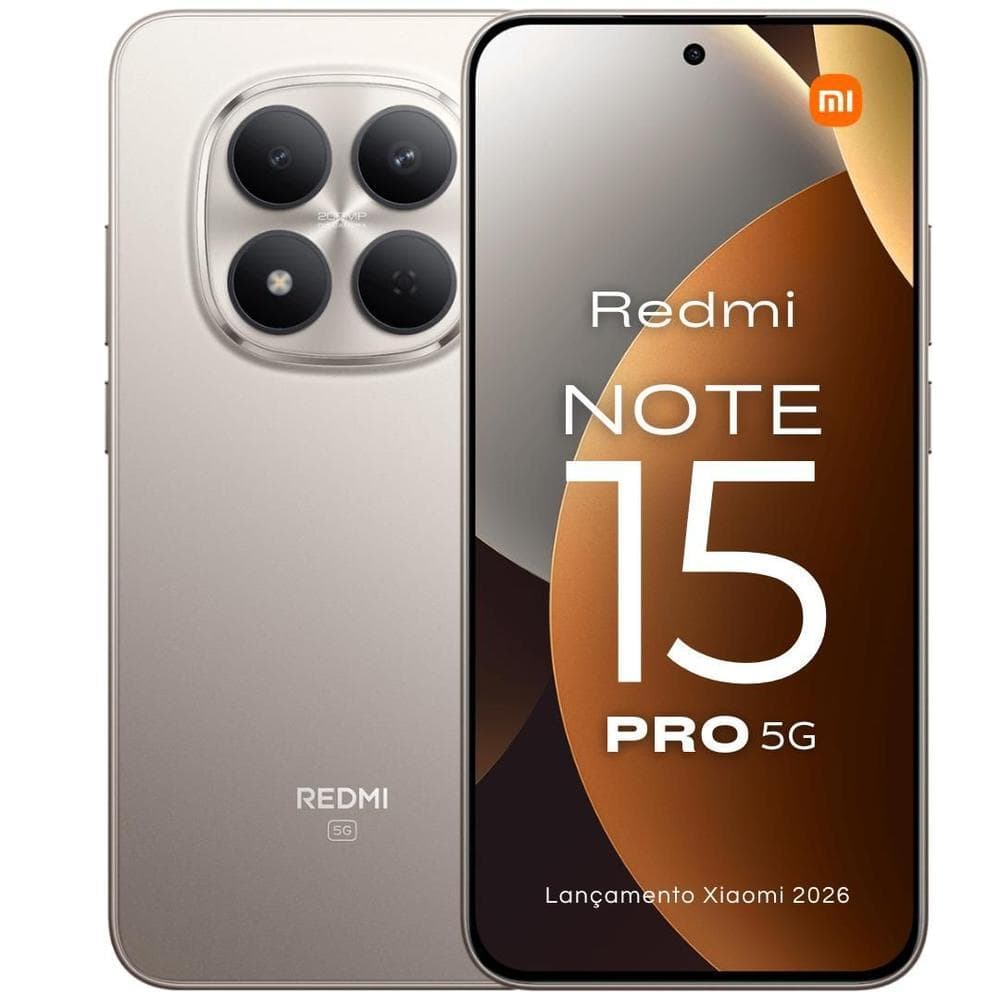 Celular Xioami NOTE 15 PRO 5G Lançamento 2026 NFC 512GB ou 256GB 200MP Fronta 32mp AMOLED 120Hz 16GB Ramboost Xiaomi