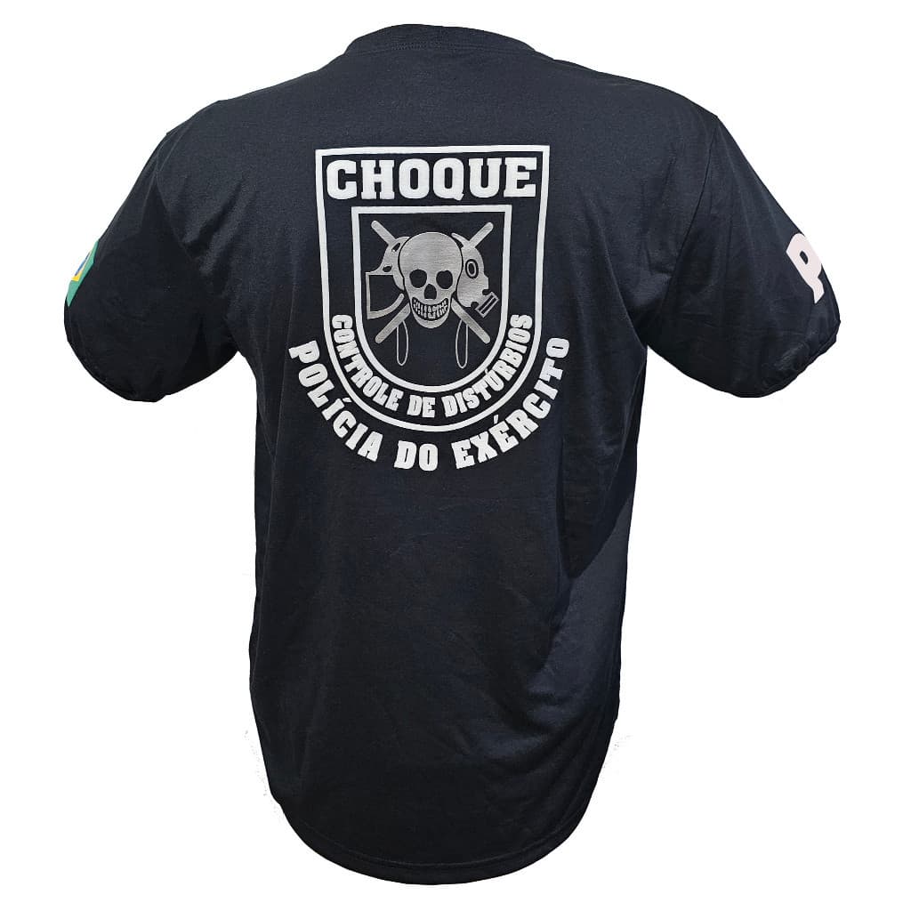 Camiseta Masculina Militar Policia do Exercito Coleção Choque Operações