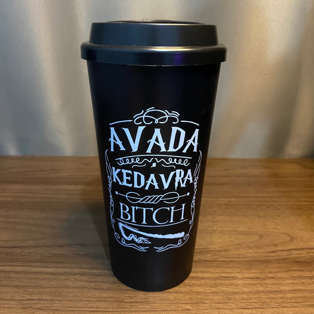 Copo Harry Potter Avada Kedavra EcoBuck 550ml com Tampa – Livre de BPA