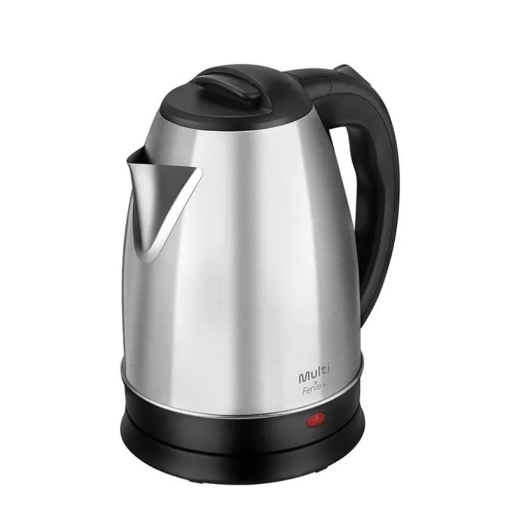 Chaleira Elétrica 1,8L Jarra Térmica Inox Sem Fio 110v Multi 1000W Base Removível
