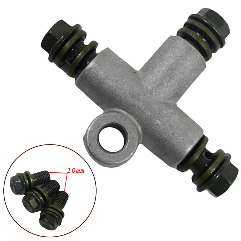 Mangueira De Freio Hidráulico T-Connector Adaptador De 3 Vias Para Motocicleta Peças De Karting ATV