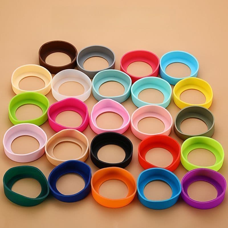 5.5 cm Capa protetora de copo de água de Almofada de Silicone de tamanho pequeno Porta-copos térmico para crianças Capa