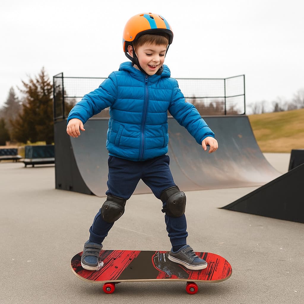 Skate Street Infantil Estampado Colorido Sortido Manobras Passeio Skateboard Diversão Criança Skeite