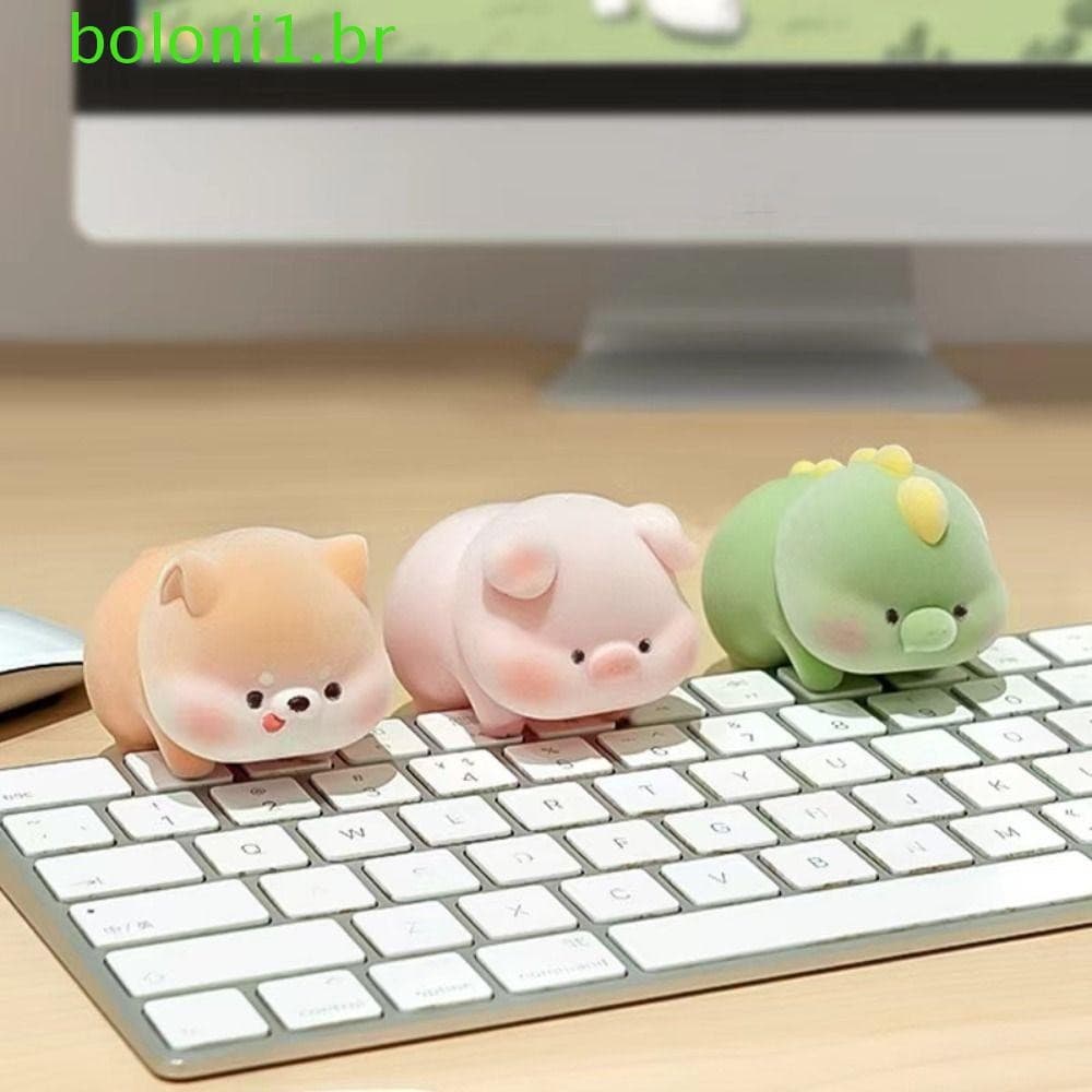 Decoração De Monitor De Computador BOLONI , Modelo Animal De Tela De Exibição Panda Dog , Desenho Animado