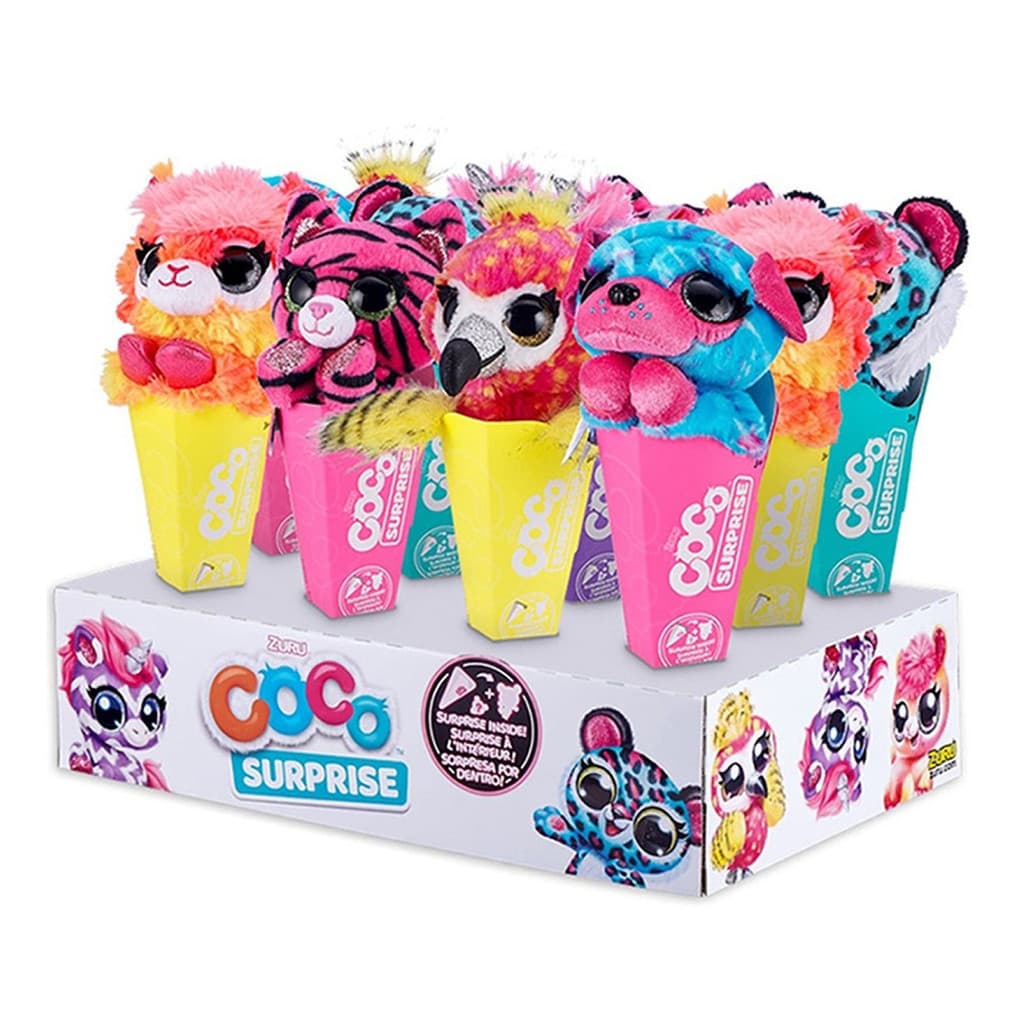Pelucia No Cone Kiki Cones Surpresas Neon Fun