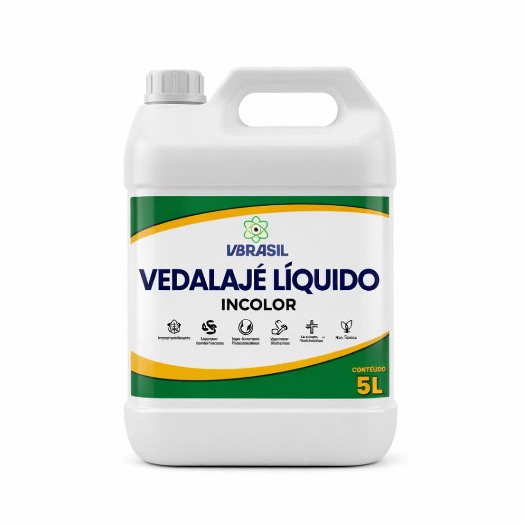 Vedalaje Líquido Incolor ImpermeabilizanteTelhados E Lajes 5Litros