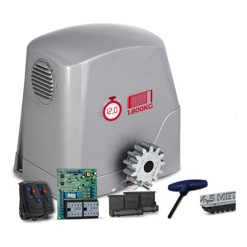 Motor De Portão Deslizante Nice Peccinin Pro-line Industrial Max 1800kg 433mhz Cinza 220v Z13