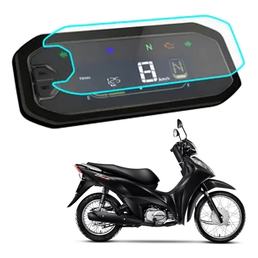 Pelicula de Proteção Para Painel Moto Para Honda Biz 125 2025 Até 2026 + Kit Instalação Envio rapido