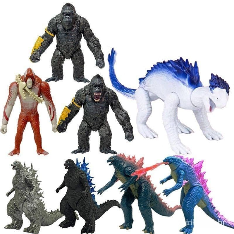 Novo 2024 Godzilla Vs Kong 2 Skar King O Império Figura Menos Uma De Ação Shimo Juntas Móveis