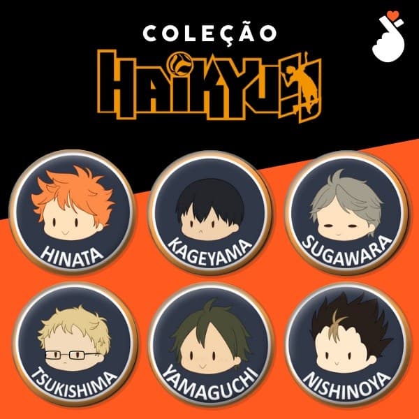 Bottons - Haikyuu (hinata kageyama karasuno) broche