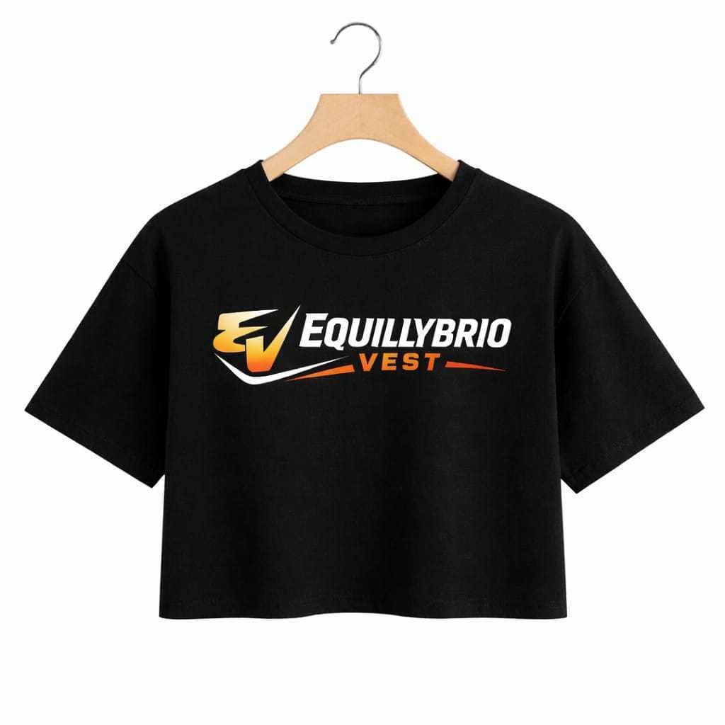 Cropped Oversized Equillybrio Vest Feminino Blusa Algodão Casual Tendência