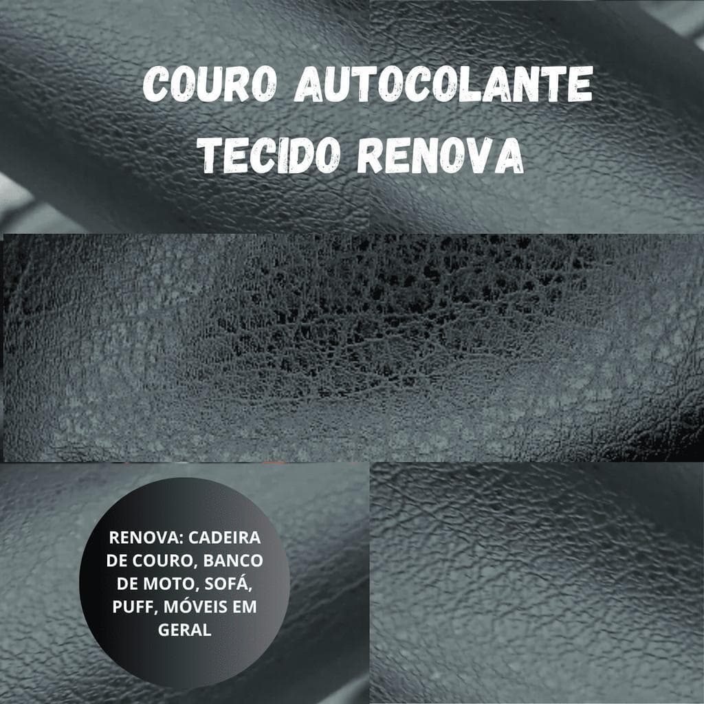 Tecido de Couro AutoAdesivo Reparo de Sofá de Couro Corino para Reformar Estofados, Banco Moto Carro