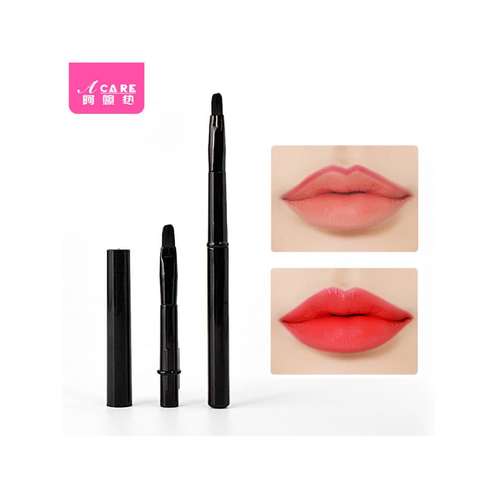Pincel labial H1pq801-lápis labial portátil Mini pincel de maquiagem maquiagem contorno de cabelo macio formato de lábio