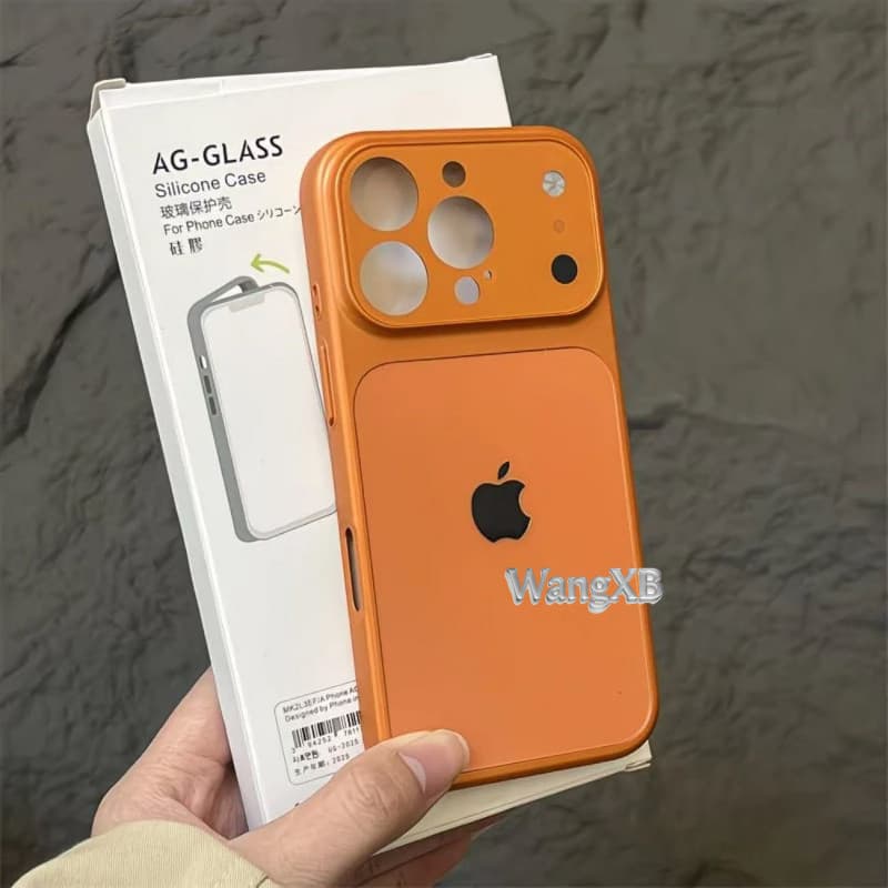 Nova Capa Protetora De Vidro Fosco original , Adequada Para iPhone 17 , 16 , 15 , 14 , 13 Pro Max-Função Antiderrapante