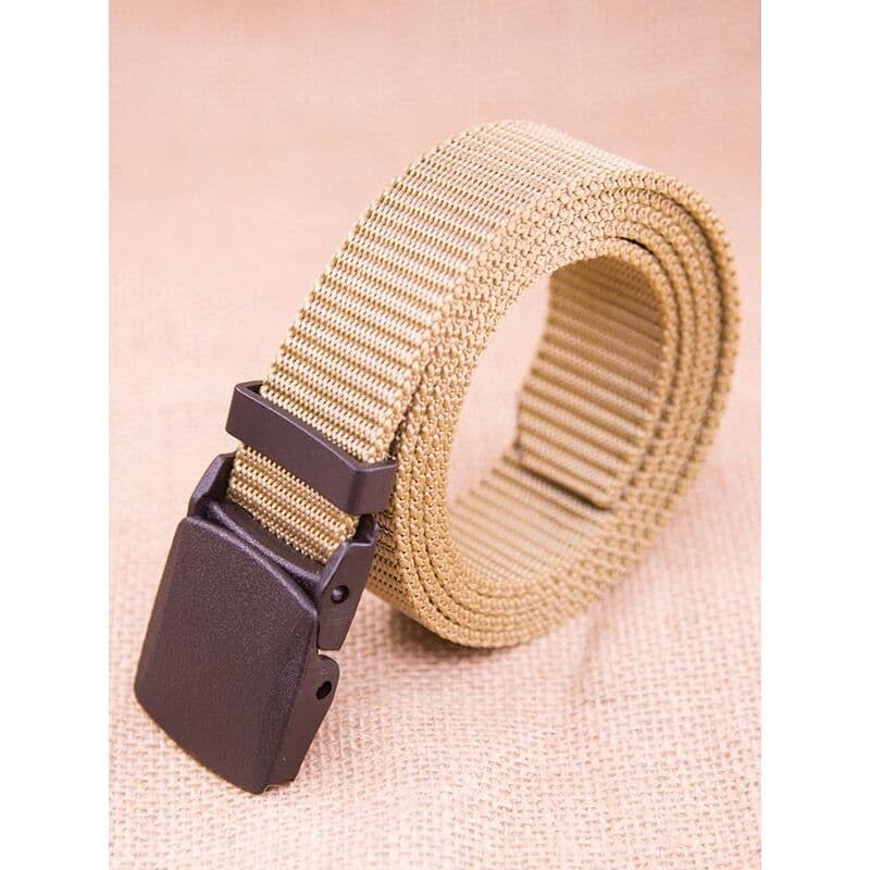 Cinto masculino de Nylon, livre de segurança, estudante, treinamento militar ao ar livre, cinto tático, hipoalergênico,