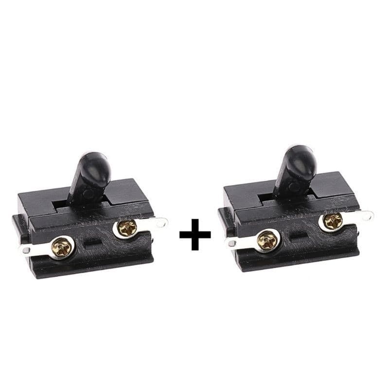 Kit 2 Botões Interruptor Liga/Desliga para Máquina de Corte Kemei e Wmark Sem Fio Reposição