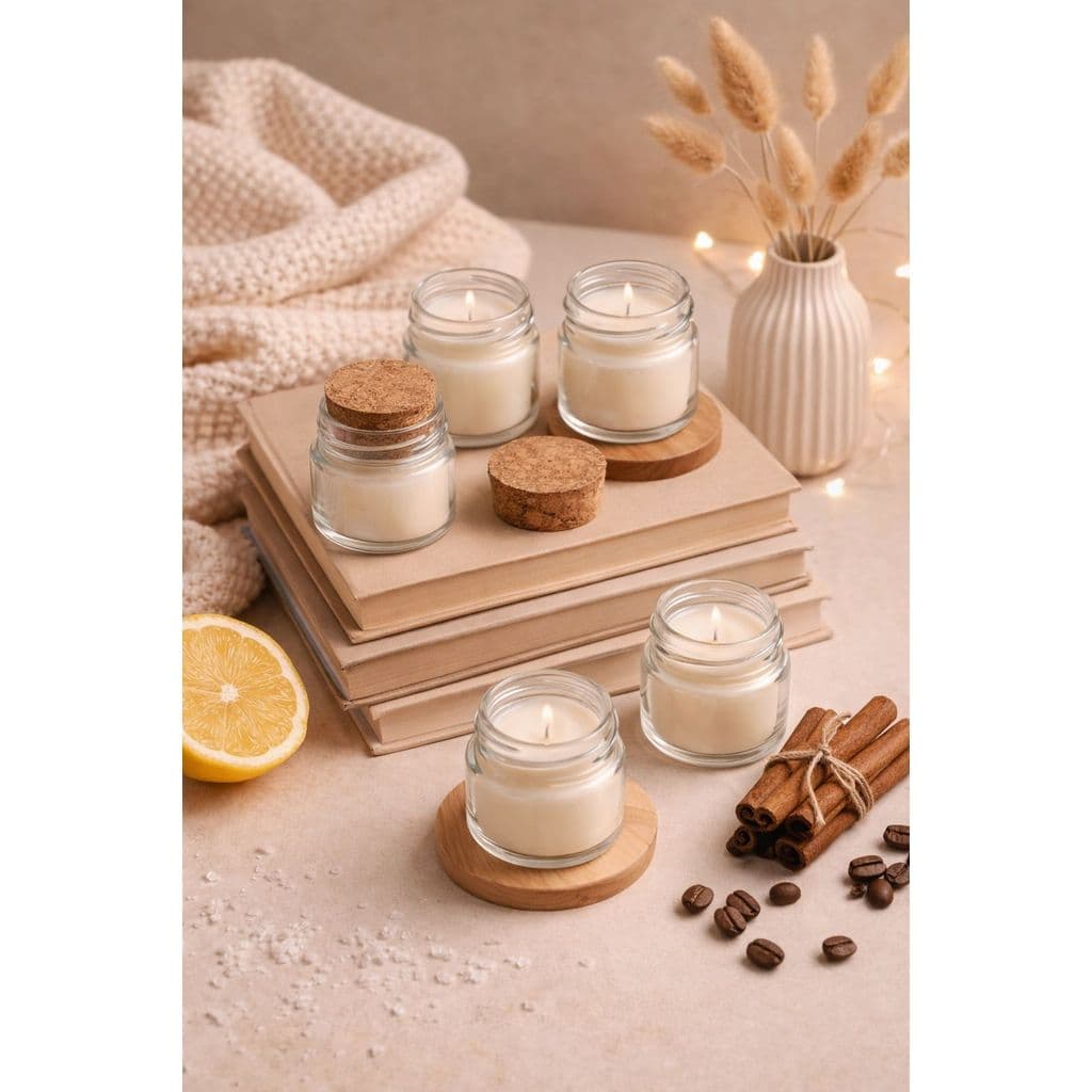 Mini Velas Prontas para Lembrancinhas de  Maternidade Batizado Casamento Chá de bebe SEM Personalização
