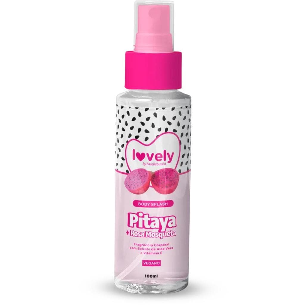 Body Splash Lovely Pitaya 100ml Face Beautiful – 1un