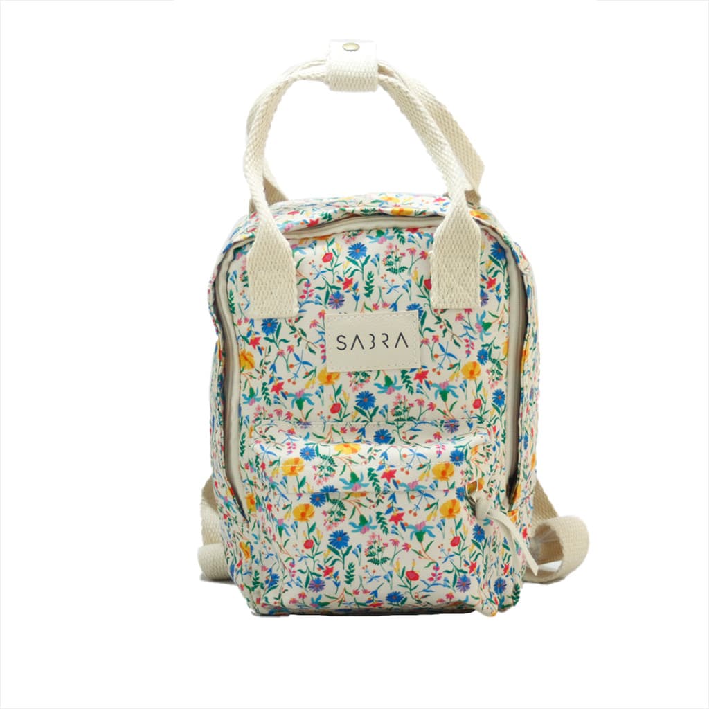 Mini Mochila Escolar Infantil Sabra Quadrada Resistente Alça Costas Bolsos Bolsa Escolar Florida