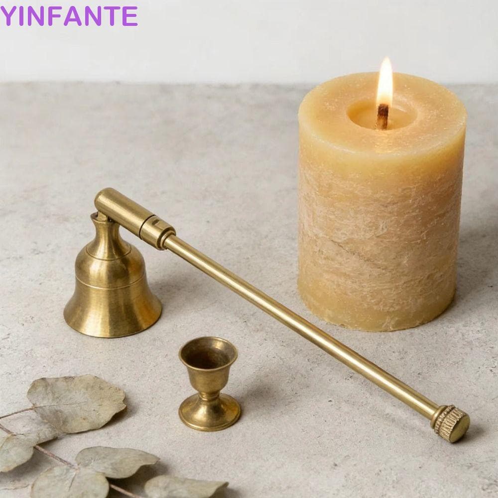 Apagador De Velas YINFANTEWN , Extintor De Metal Multicolorido Com Cabo Longo , Ajustável
