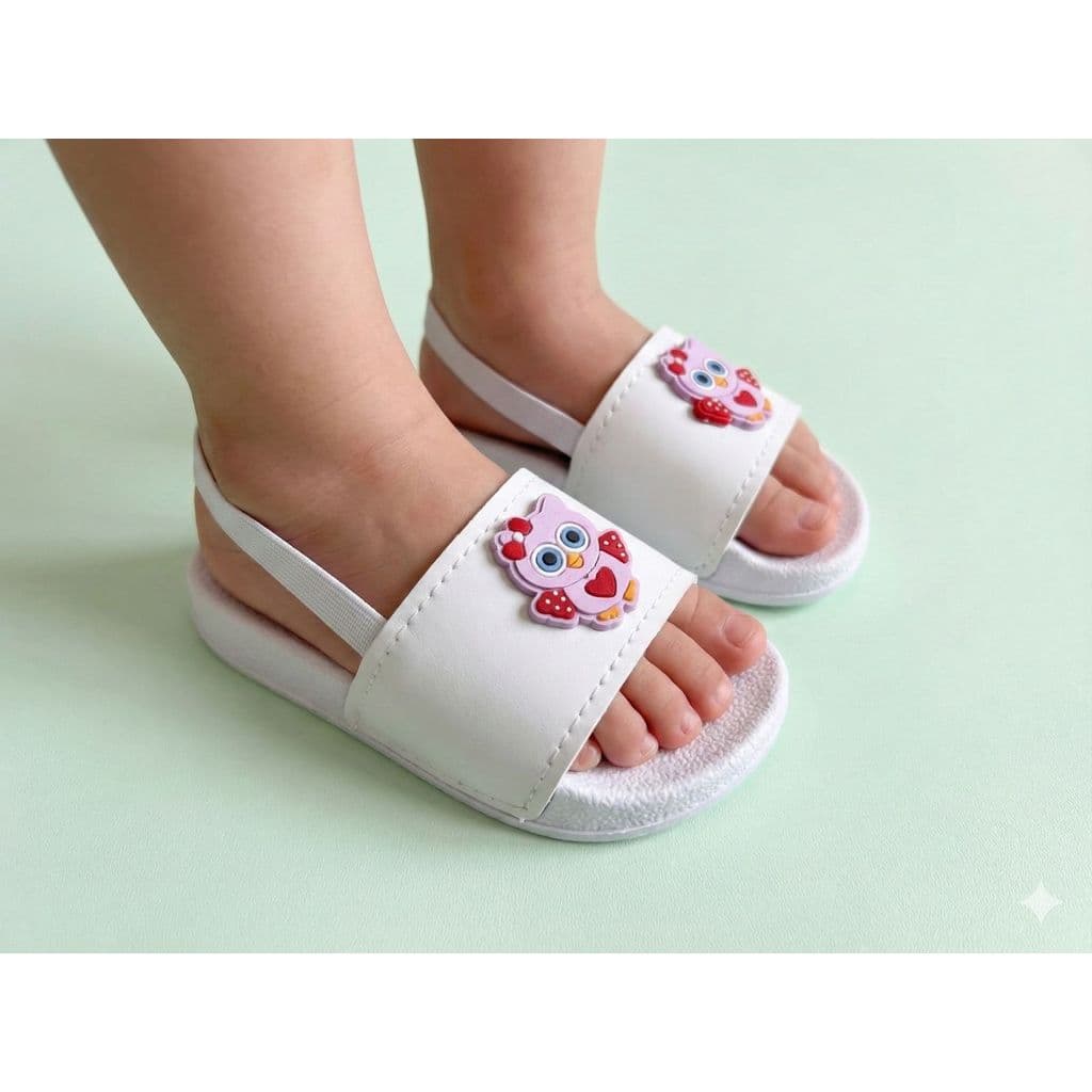 Chinelo Bebe Feminino Com Elastico Meninas Primavera